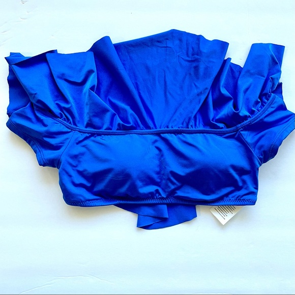 NWT Tina Turk Monaco Solid Swim Top - Picture 4 of 8